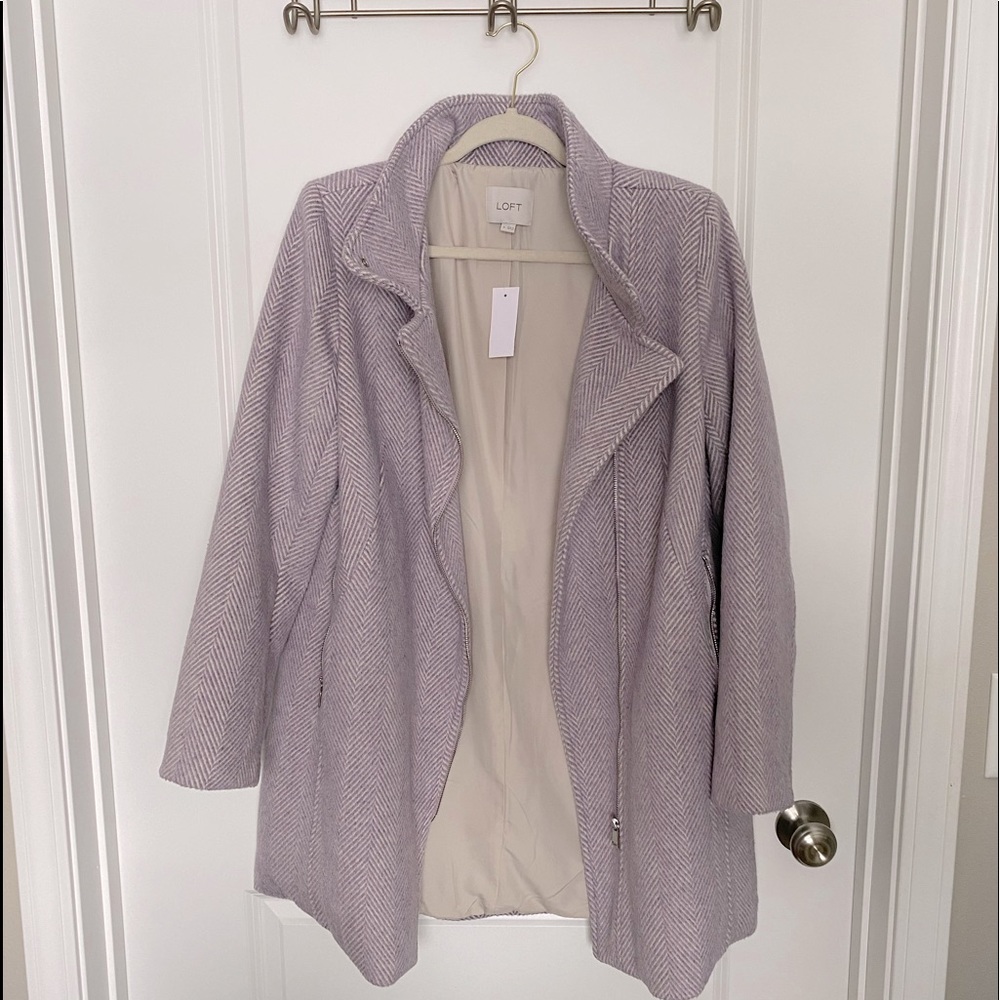 LOFT PeaCoat Zippers NWT